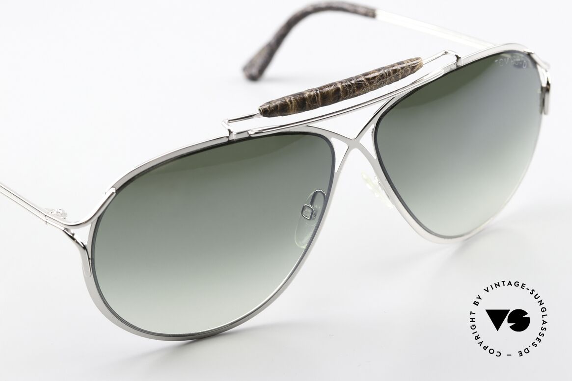 Tom Ford TF302 Alexander Krokodilleder aus Bolivien, für Luxus-Liebhaber, die das Besondere schätzen, Passend für Herren
