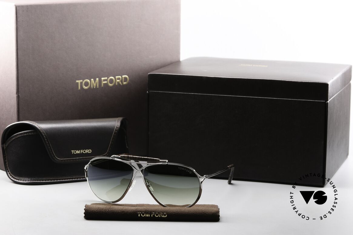 Tom Ford TF302 Alexander Krokodilleder aus Bolivien, Größe: large, Passend für Herren