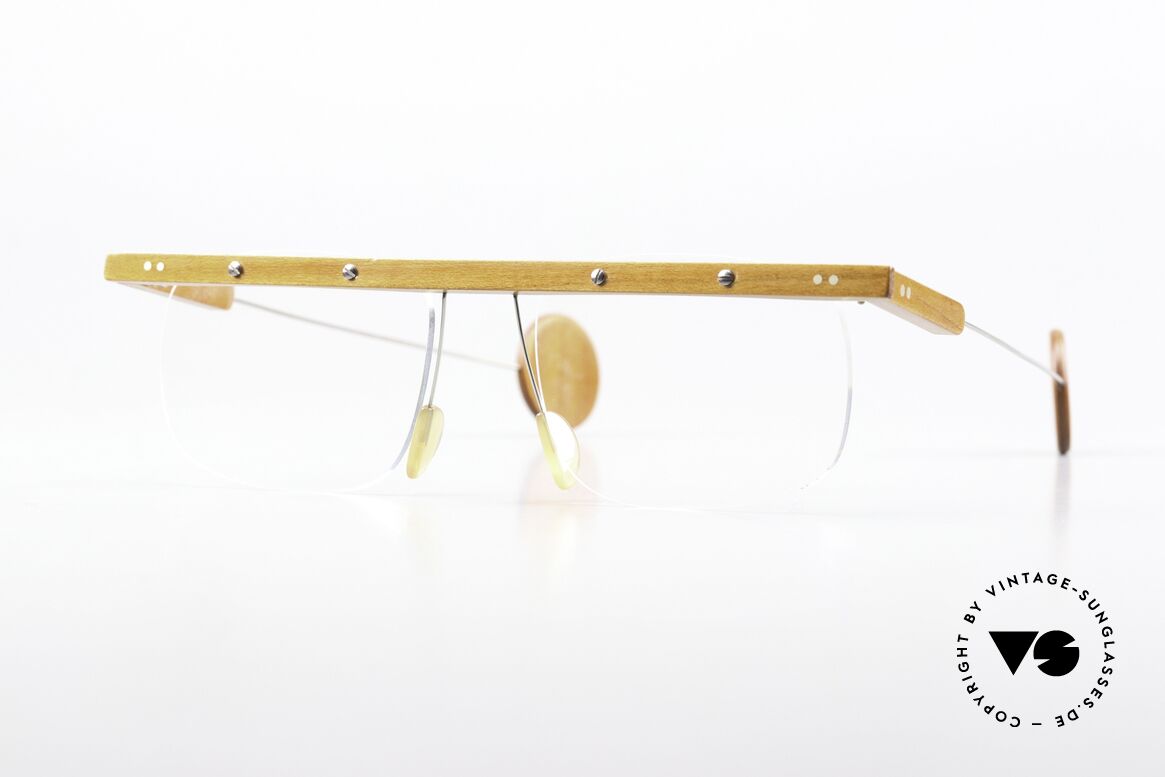 P. Klenk Bauhaus Vintage Brille Bauhaus Stil, sehr markante vintage Brillenfassung im BAUHAUS-Stil, Passend für Herren