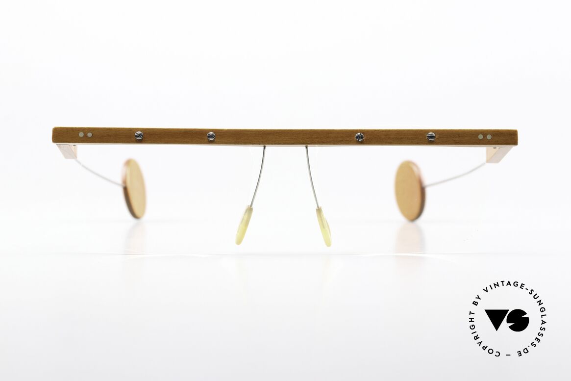 P. Klenk Bauhaus Vintage Brille Bauhaus Stil, absolute Rarität in Handarbeit von Peter Klenk gefertigt, Passend für Herren