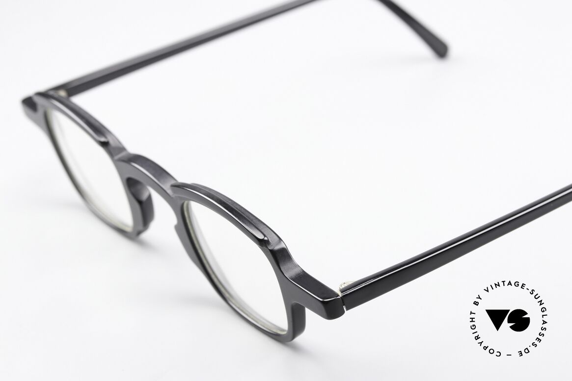 Theo Belgium Peche Eckige Designerbrille 90er, eine wirklich außergewöhnliche unisex Designerbrille, Passend für Herren und Damen