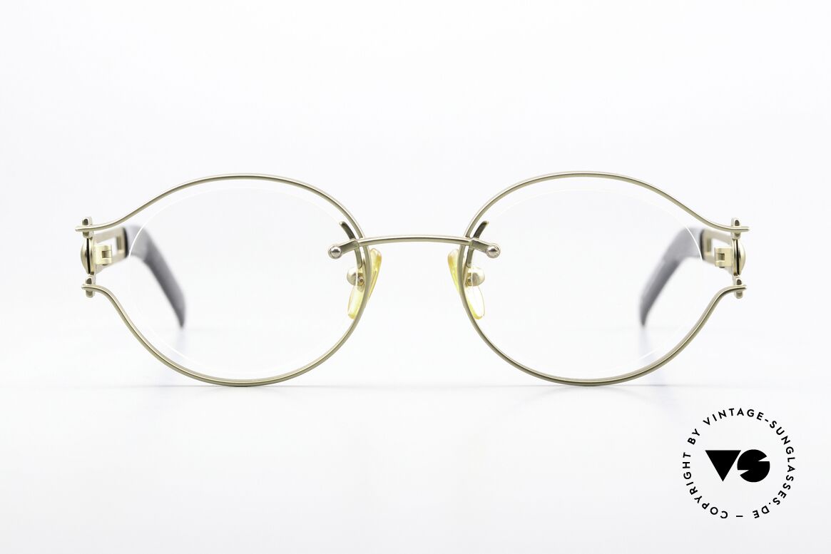 Yohji Yamamoto 52-4105 Designerbrille Avantgarde, interessante vintage Designerbrille by YOHJI YAMAMOTO, Passend für Herren und Damen