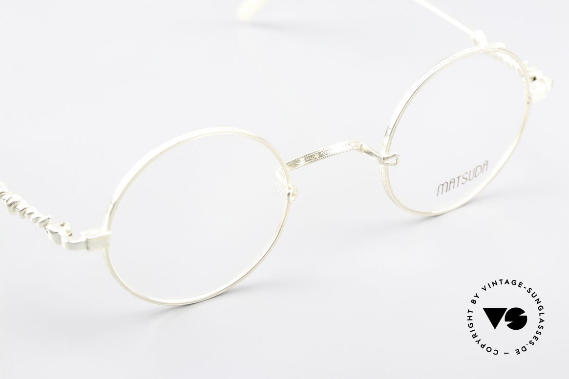 Matsuda 2869 Runde 90er Vintage Brille, ungetragenes EINZELSTÜCK für alle Qualitäts-Liebhaber, Passend für Herren und Damen