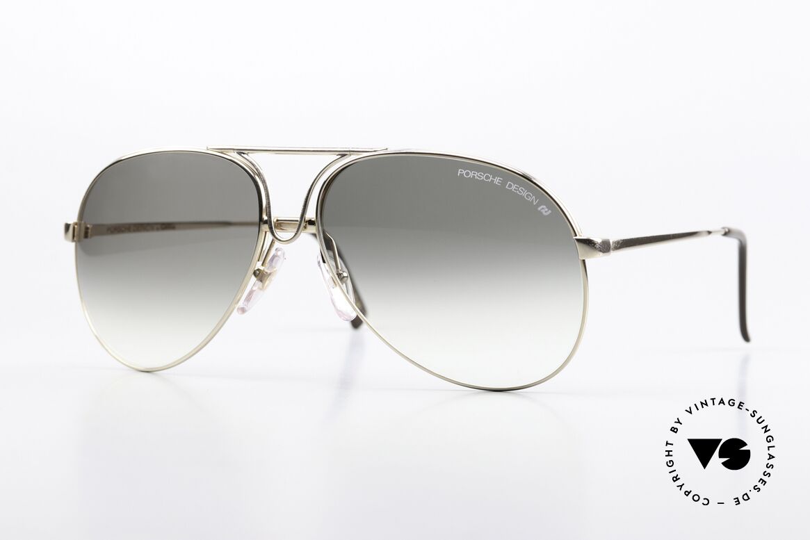 Porsche 5657 Zwei Sonnenbrillen in Einer, edle Designer Sonnenbrille von PORSCHE Carrera, Passend für Herren