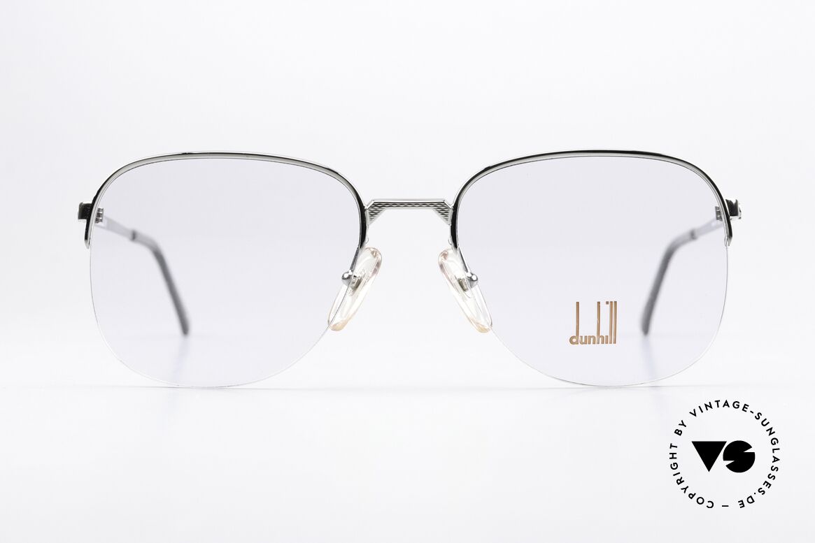 Dunhill 6020 Ruthenierte Luxus Fassung, vintage Alfred Dunhill Brille aus dem Jahre 1983, Passend für Herren