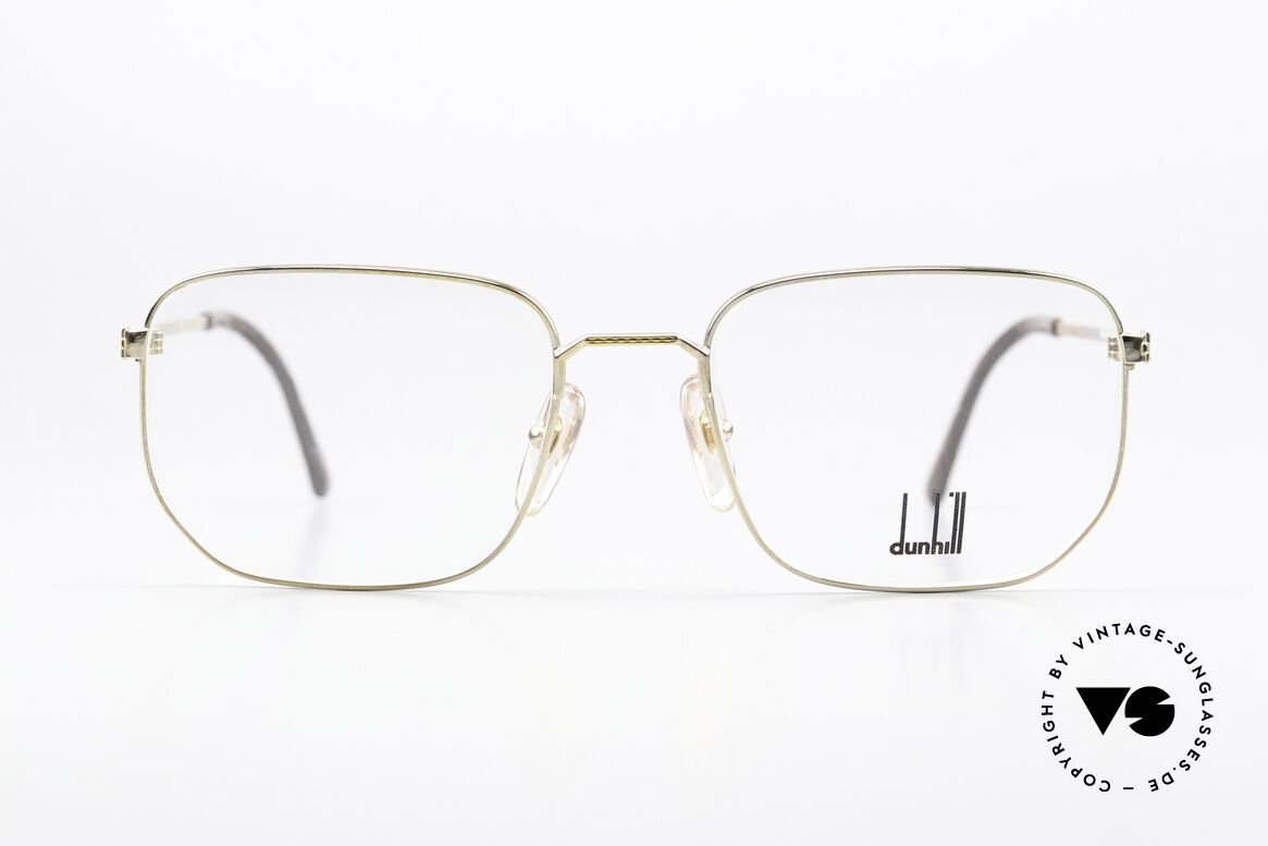 Dunhill 6139 Vergoldete Vintage Fassung, vintage Alfred Dunhill Brille aus dem Jahre 1990, Passend für Herren