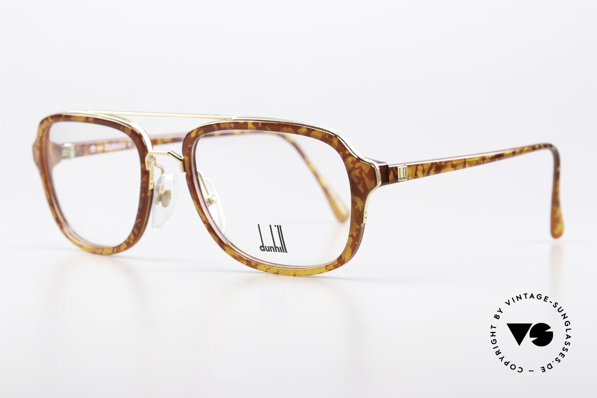 Dunhill 6162 90er Herren Vintage Brille, hochwertigster Optyl-Kunststoff in Kombination, Passend für Herren