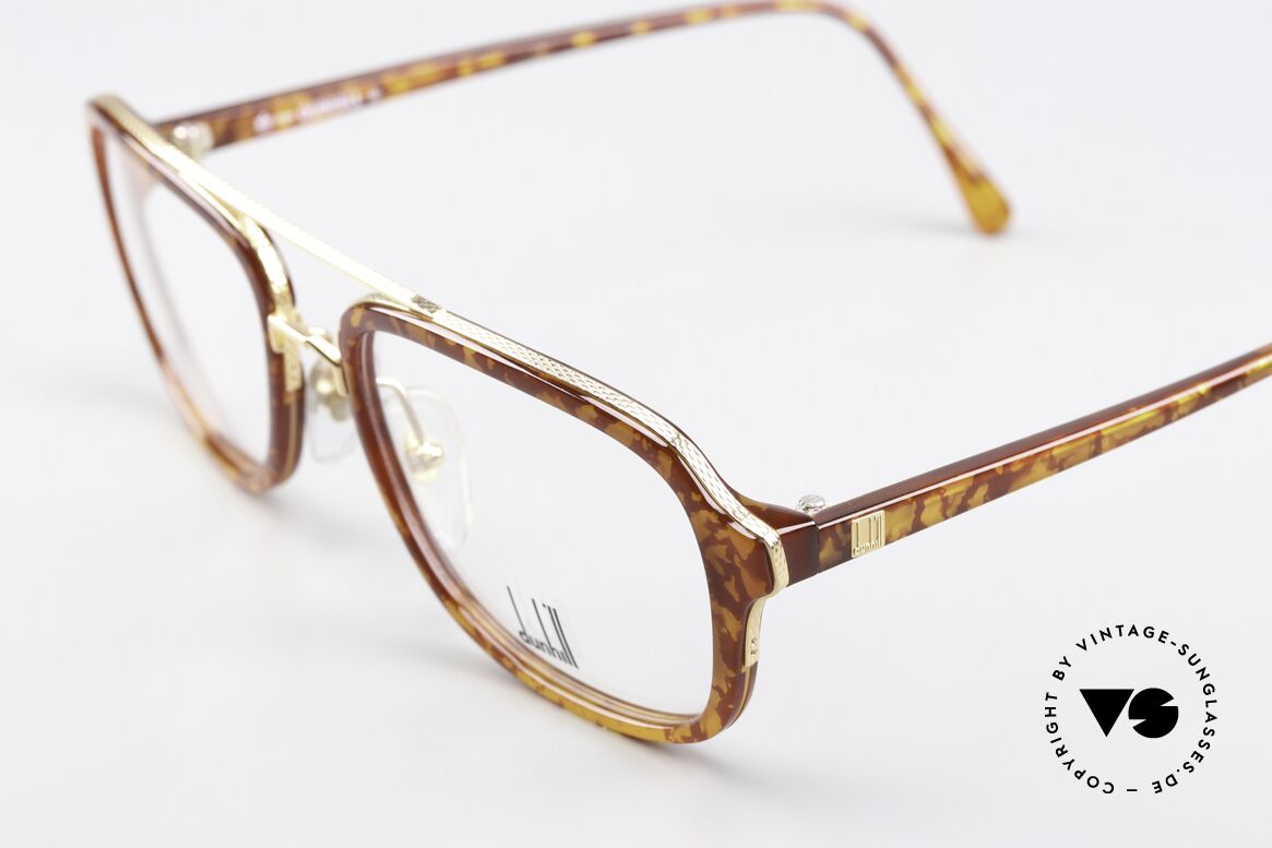 Dunhill 6162 90er Herren Vintage Brille, mit vergoldetem Metall-Rahmen (TOP-Qualität), Passend für Herren