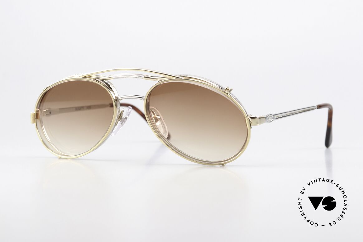 Bugatti 14009 Herrenbrille 80er Bicolor, noble und komfortable Bugatti Brillenfassung, Passend für Herren