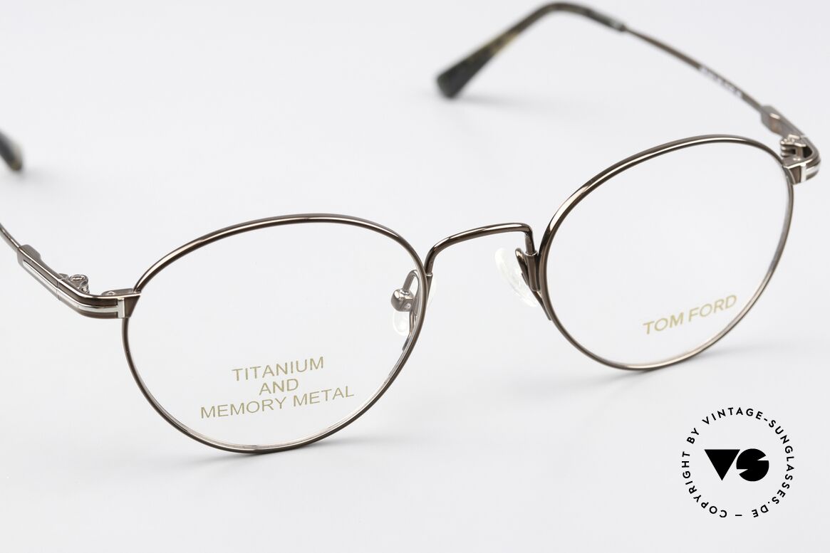 Tom Ford TF5418 Made in Japan Pantobrille, genialer 'Memory-Effekt' (muss man ausprobieren!), Passend für Herren und Damen