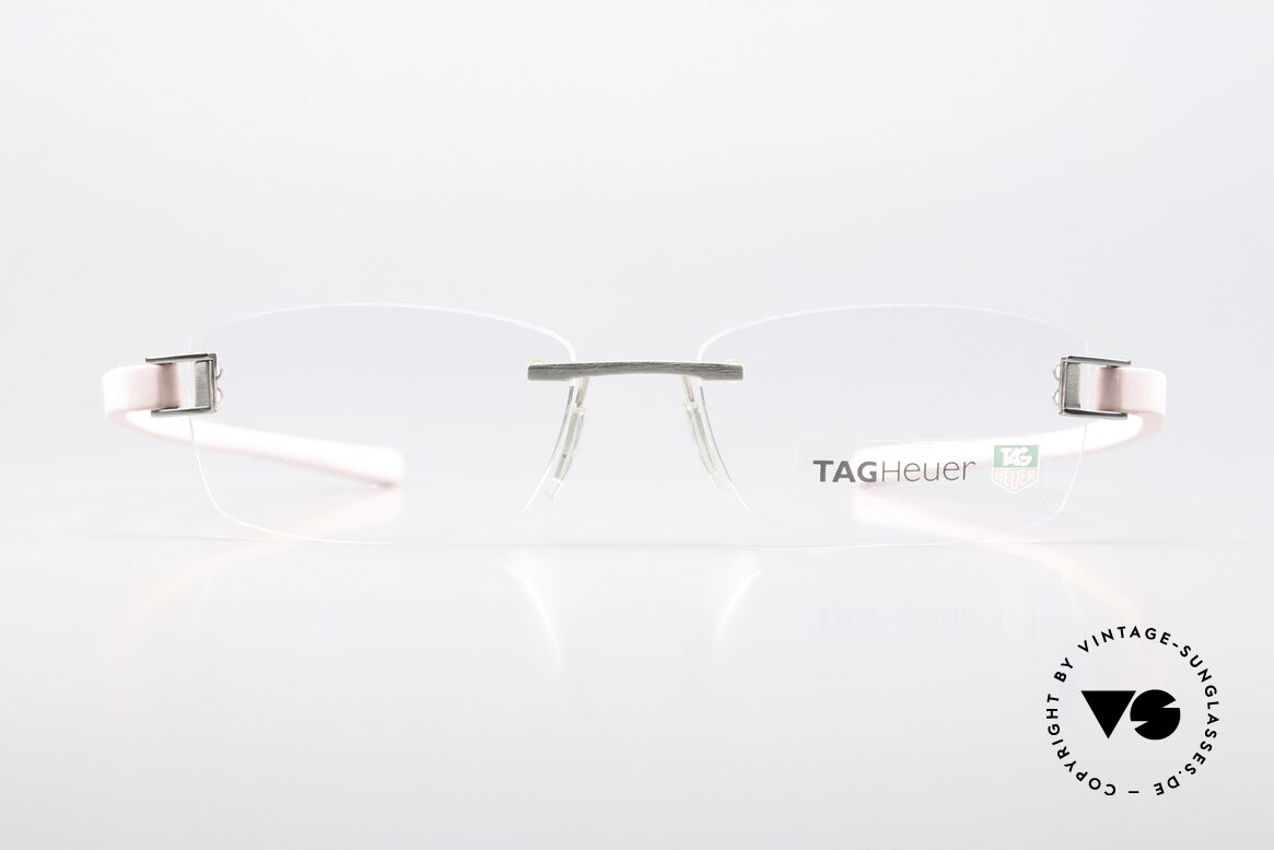 Tag Heuer 7107 Platin Gebürstet Rosé, Tag Heuer Brille TH 7107, color 007; Gr. 54-18, Passend für Herren