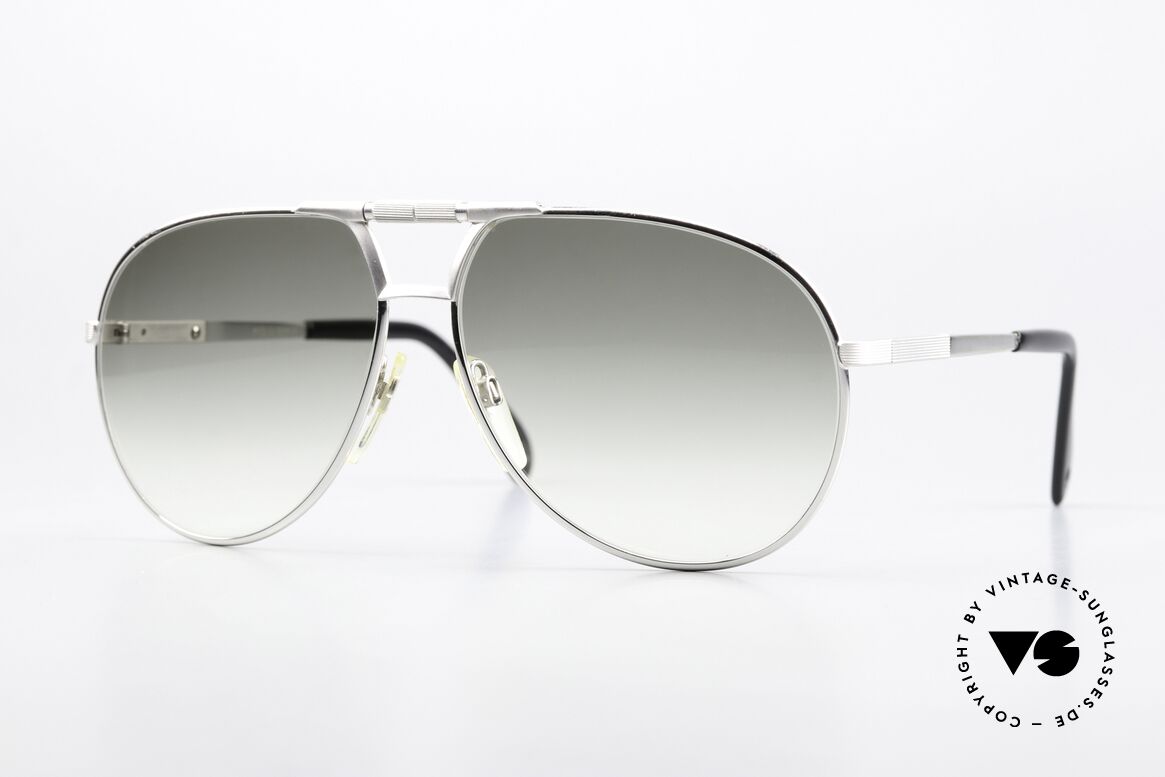 Metzler 0255 Brad Pitt Aviator Brille, ultra seltene Metzler Sportsonnenbrille von 1988, Passend für Herren