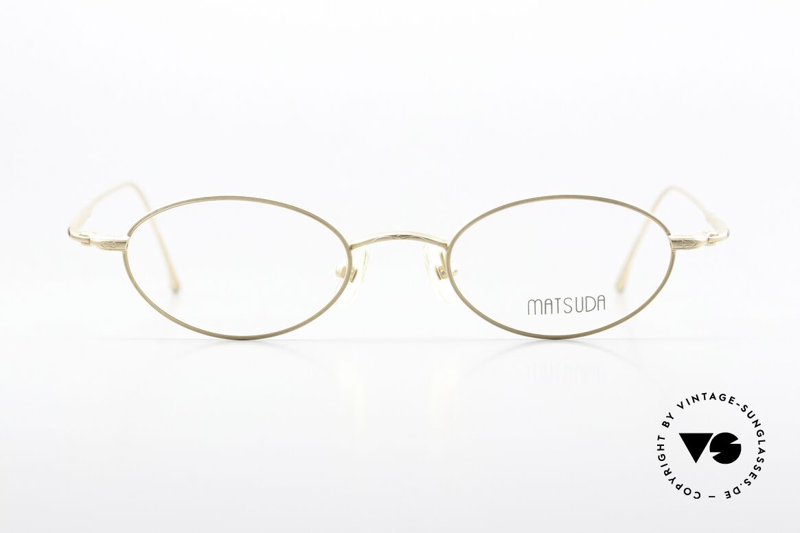 Matsuda 10139 Clip On Vintage Brille 90er, Größe: medium, Passend für Herren und Damen