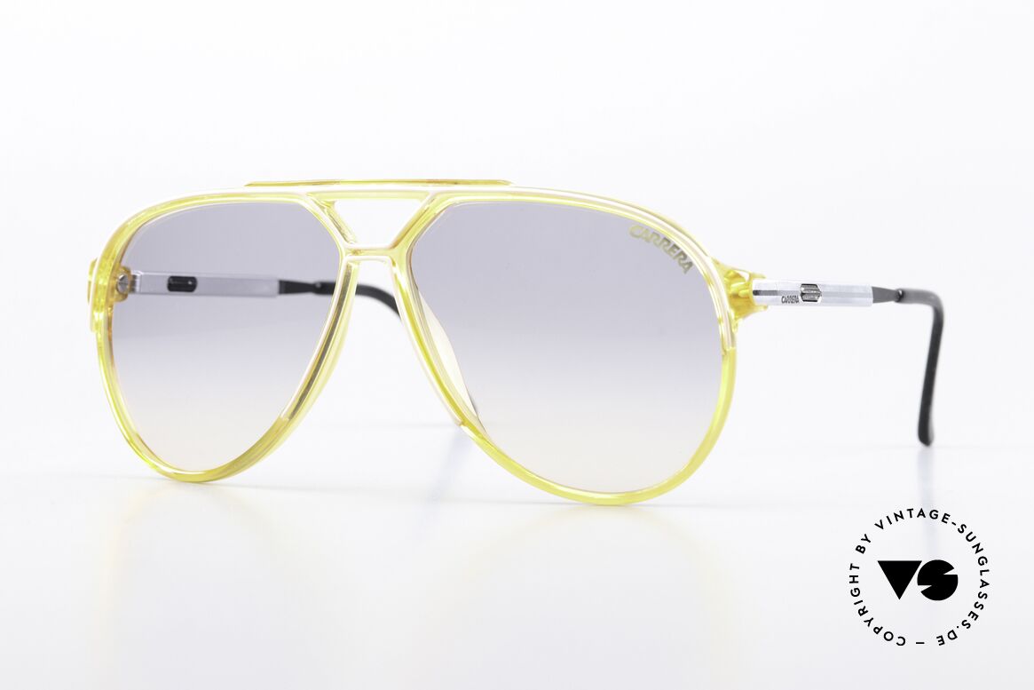 Carrera 5310 Vario Bügel System Brille, brillante 1980er vintage Carrera Sonnenbrille, Passend für Herren