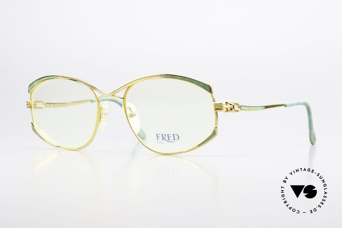 Fred Joyau Julia Roberts Juwelenkette, Fred Damen Luxusbrille, Modell Joyau, 55/18, col. 03, Passend für Damen