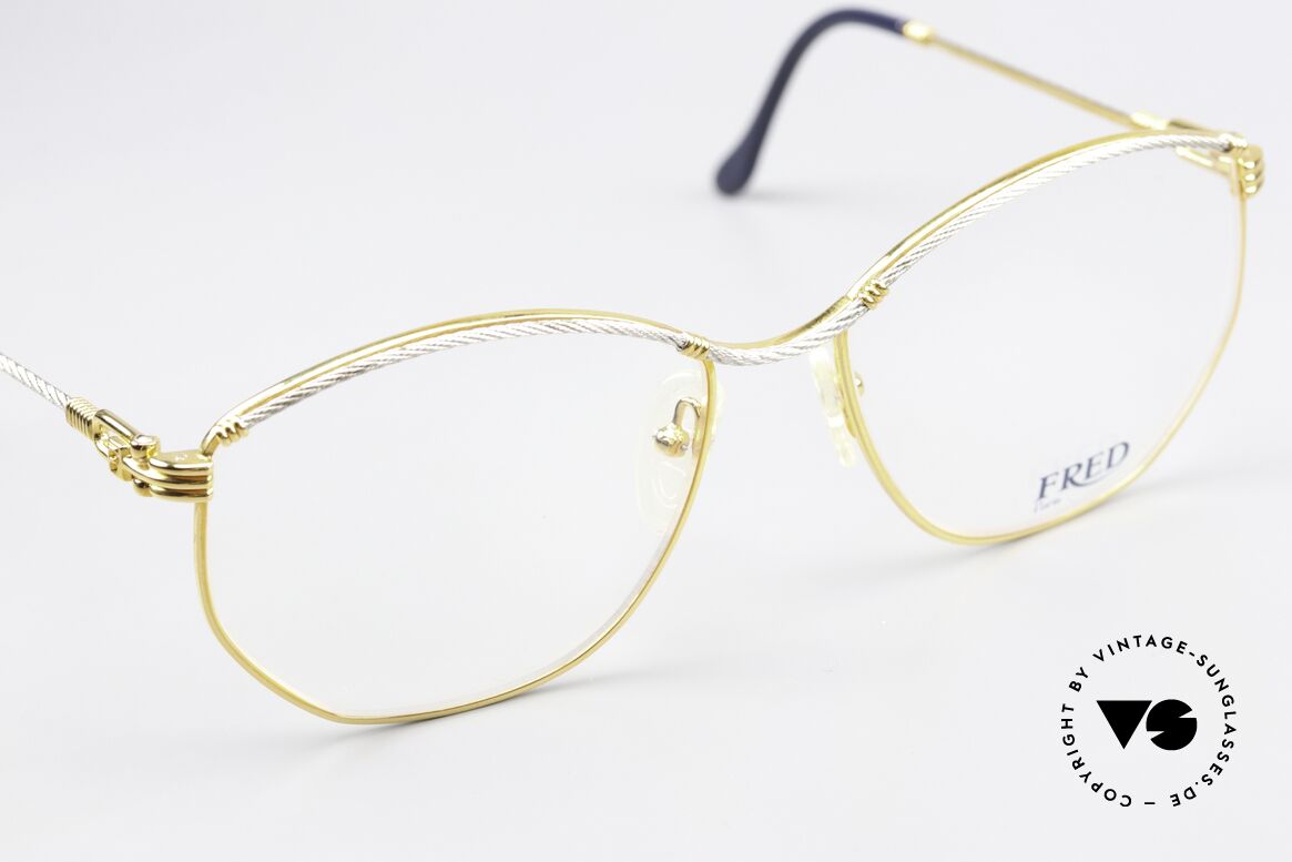 Fred Cythere - L Echte Seglerbrille Für Damen, KEIN RETRO, ein kostbares altes Original in Gr. 57/16, Passend für Damen