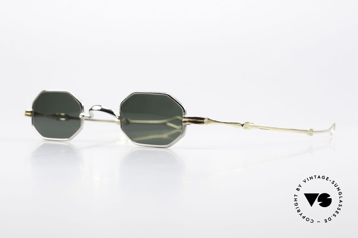 Lunor I 01 Telescopic Bicolor Platin & Vergoldet, mit den legendären ausziehbaren Teleskop-Bügeln, Passend für Herren und Damen