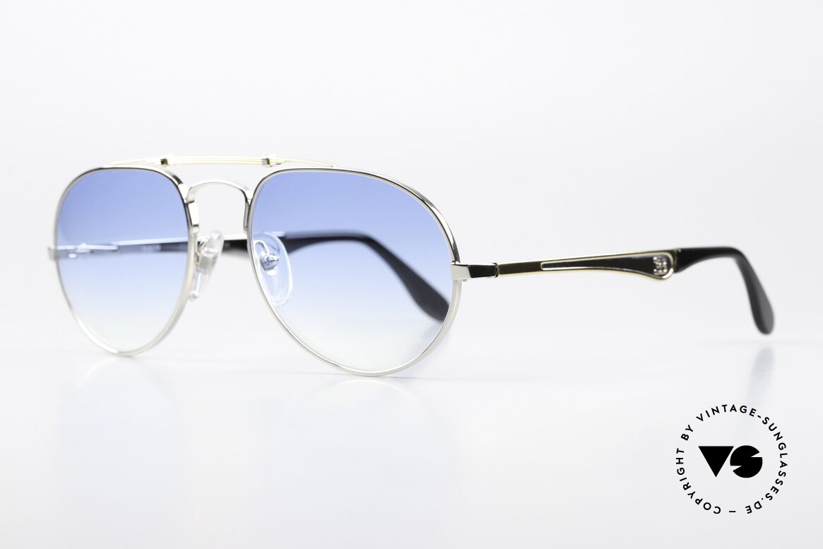 Bugatti 11809 Seltener Aviator Style 80er, modifizierter Aviator-Style; außergewöhnlich selten, Passend für Herren