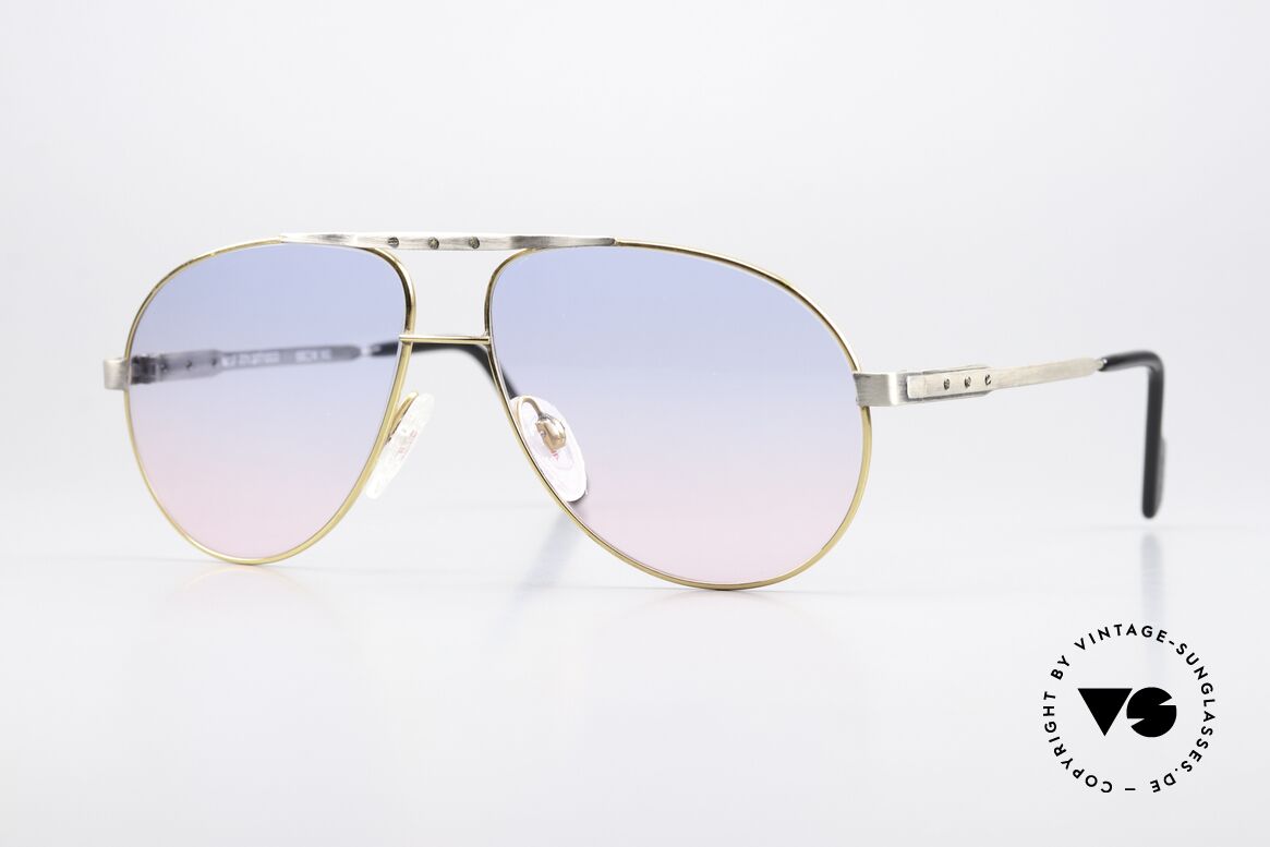 Alpina M1F771 Sonnengläser Babyblau-Pink, Alpina vintage Brille M1F771 in Gr. 59/15, 140, Passend für Herren