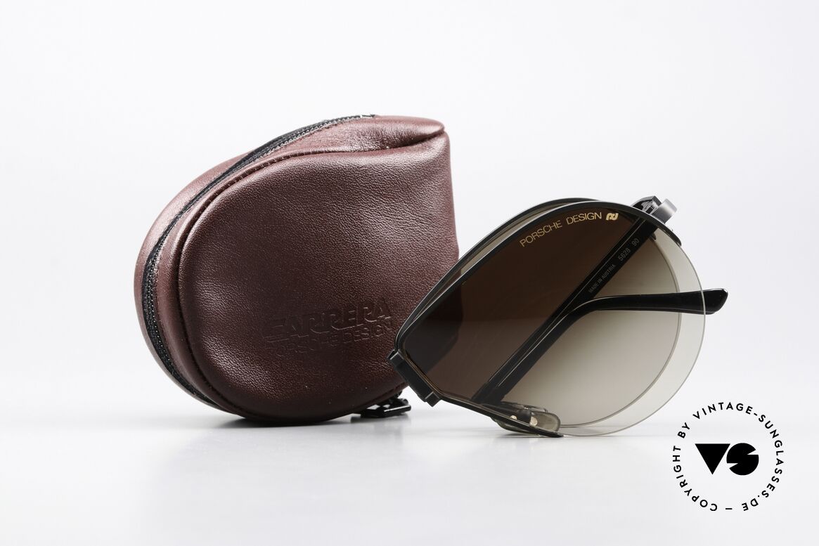 Porsche 5628 Geniale 80er Faltsonnenbrille, Größe: medium, Passend für Herren