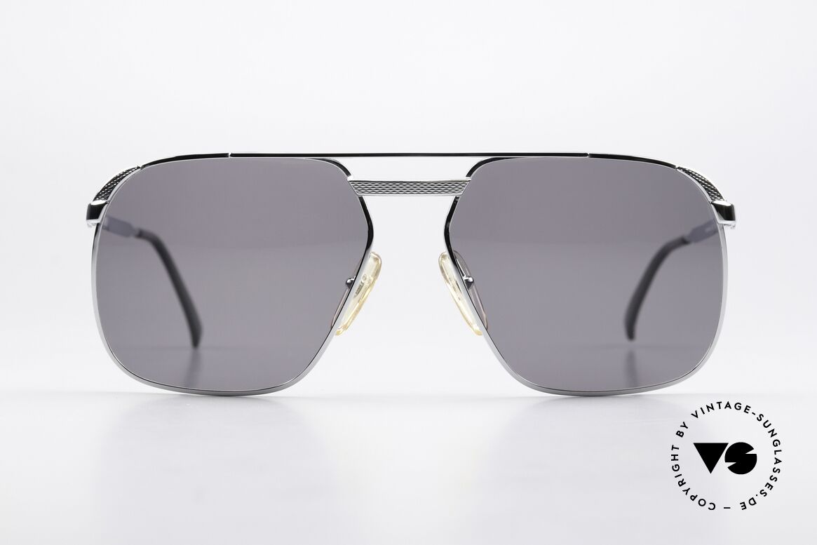 Dunhill 6011 80er Sonnenbrille Verchromt, vintage A. Dunhill Gentleman-Sonnenbrille von 1984, Passend für Herren