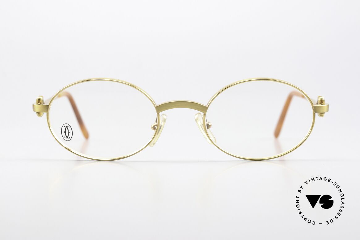 Cartier Spider - M Vintage Brille 90er Oval, ovale Cartier Luxus vintage Brillenfassung von 1999, Passend für Herren und Damen