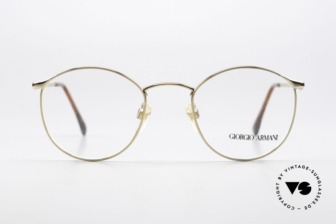 Giorgio Armani 132 Mit Sonnenclip Blau Metallic, Größe: small, Passend für Herren und Damen