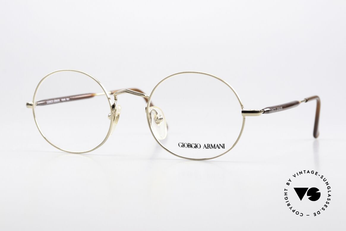 Giorgio Armani 172 Ovale No Retro Brille 90er, vintage Giorgio Armani Designer-Brillenfassung, Passend für Herren und Damen Giorgio Armani 172 Ovale No Retro Brille 90er, vintage Giorgio Armani Designer-Brillenfassung, Passend für Herren und Damen