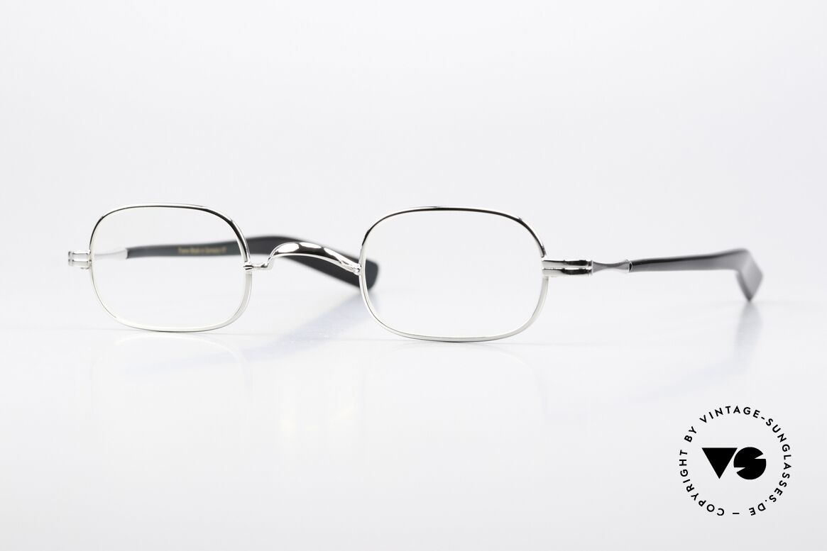 Lunor II A 00 Vintage Brille Platin Plattiert, Lunor Brille aus der Lunor II-A Serie (A = Acetat), Passend für Herren und Damen