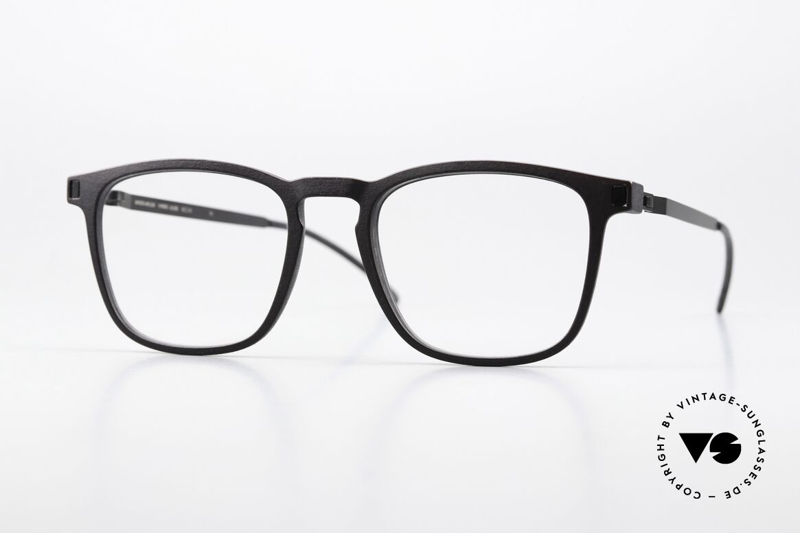 Mykita Mylon Jujubi Eckige Pantobrille aus Berlin, Mykita Mylon HYBRID Brillenfassung; JUJUBI, Passend für Herren und Damen