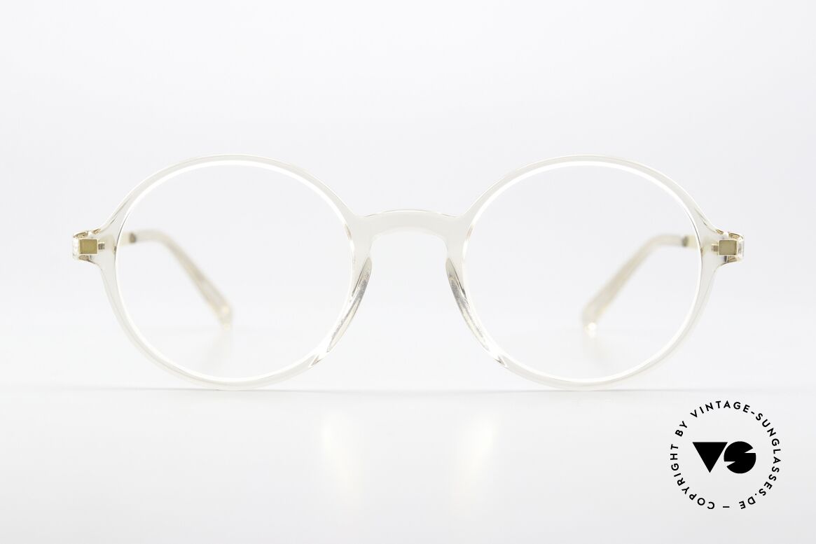 Mykita Tomkin Runde Brille Transparent, Mykita Brille, Unisex Modell Tomkin in Größe 47-21, Passend für Herren und Damen