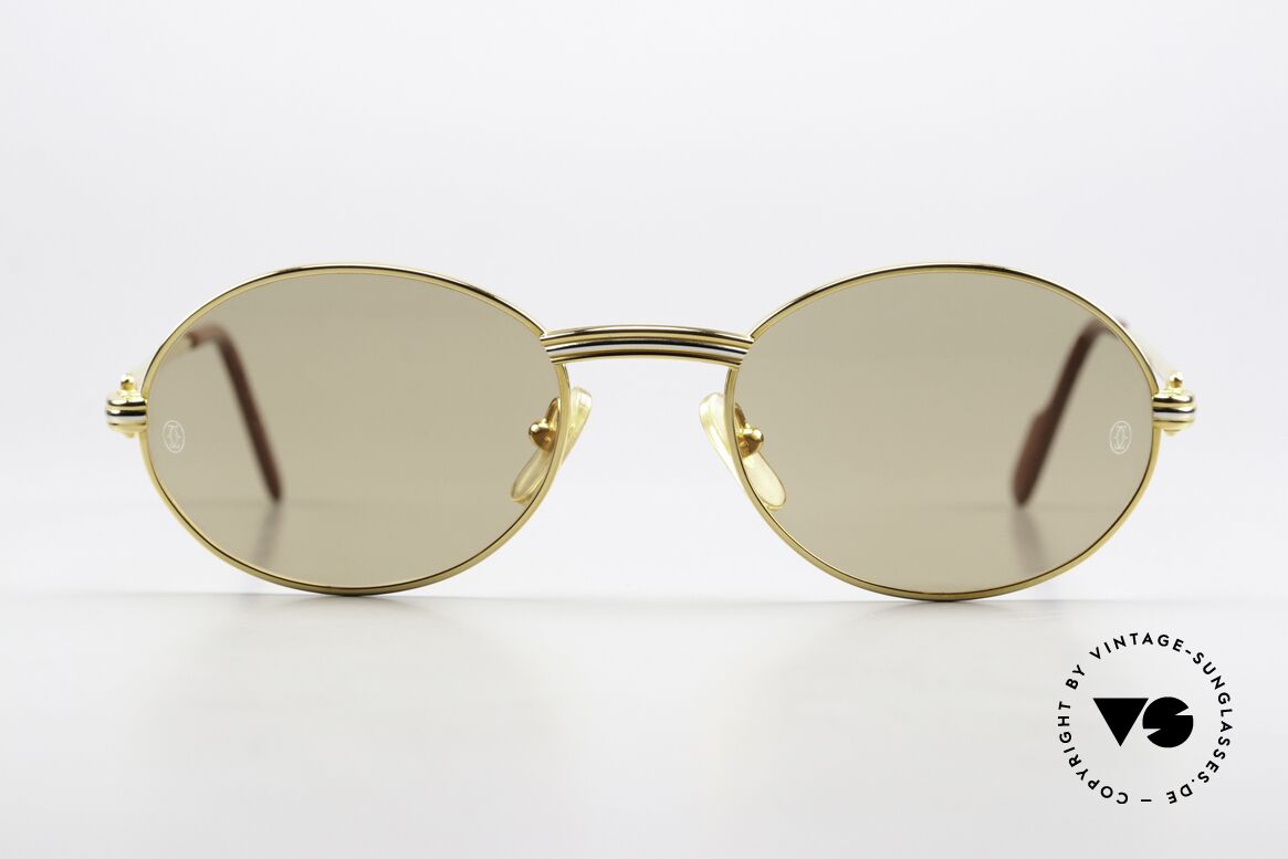 Cartier Saint Honore - M Luxus Sonnenbrille Von 1998, edles & zeitloses Design, Medium-Größe 51°20, 135, Passend für Herren und Damen