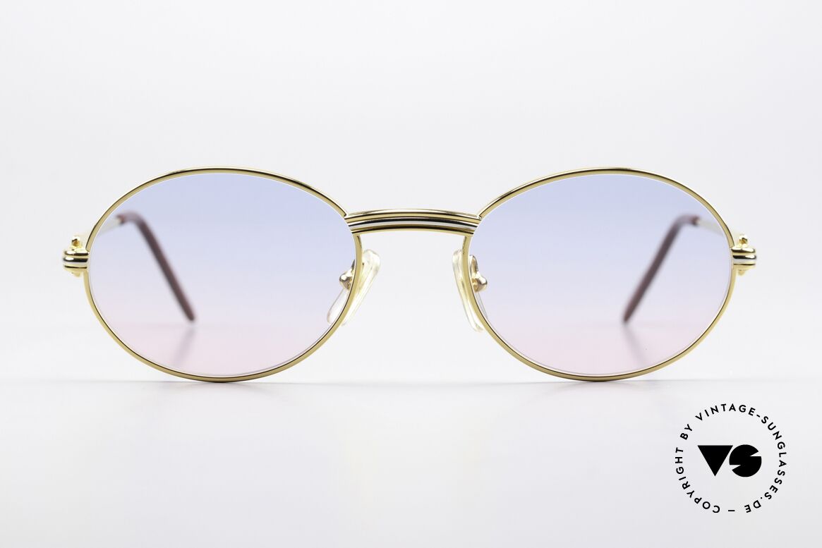 Cartier Saint Honore - M Sonnengläser Baby-Blau Pink, edles & zeitloses Design, Medium-Größe 51°20, 135, Passend für Herren und Damen