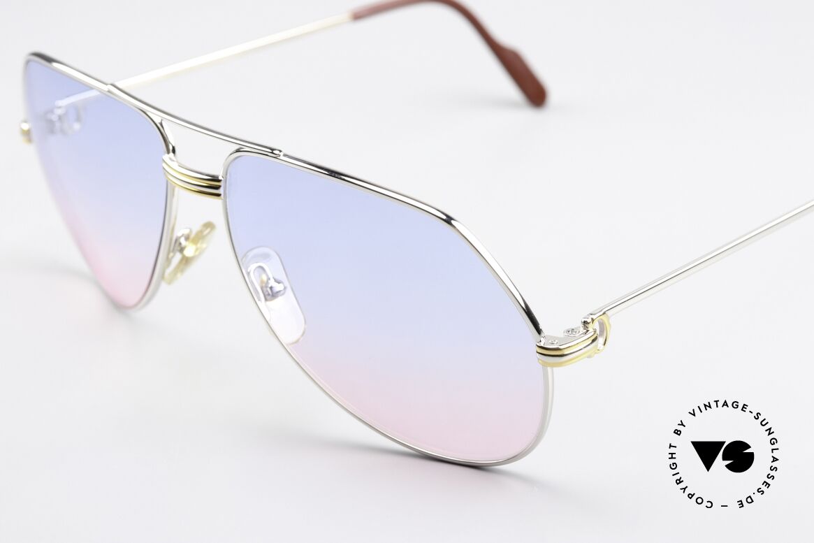 Cartier Vendome LC - L Platin Sonnenbrille Von 1983, seltene & entsprechend teure Platin-Edition; Luxus pur, Passend für Herren