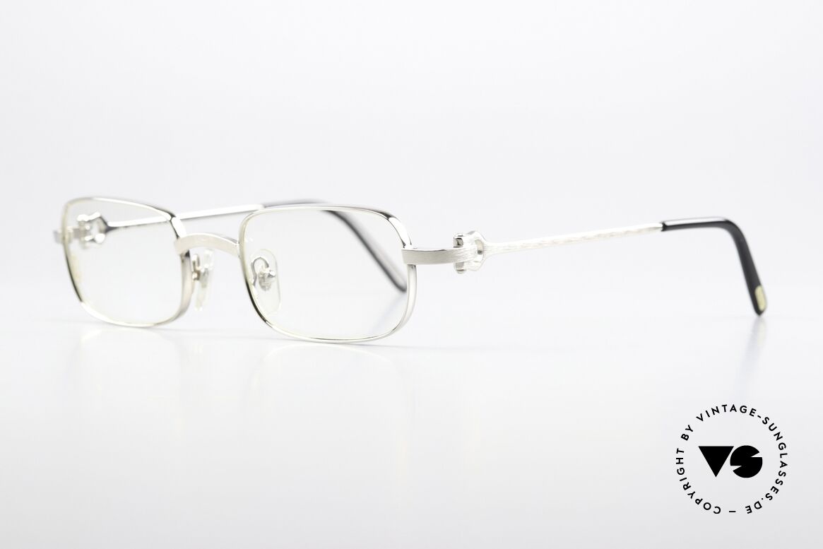 Cartier Dreamer - S 90er Fassung Platin Gebürstet, gebürstete Platin-Legierung; entsprechend wertig!, Passend für Herren und Damen