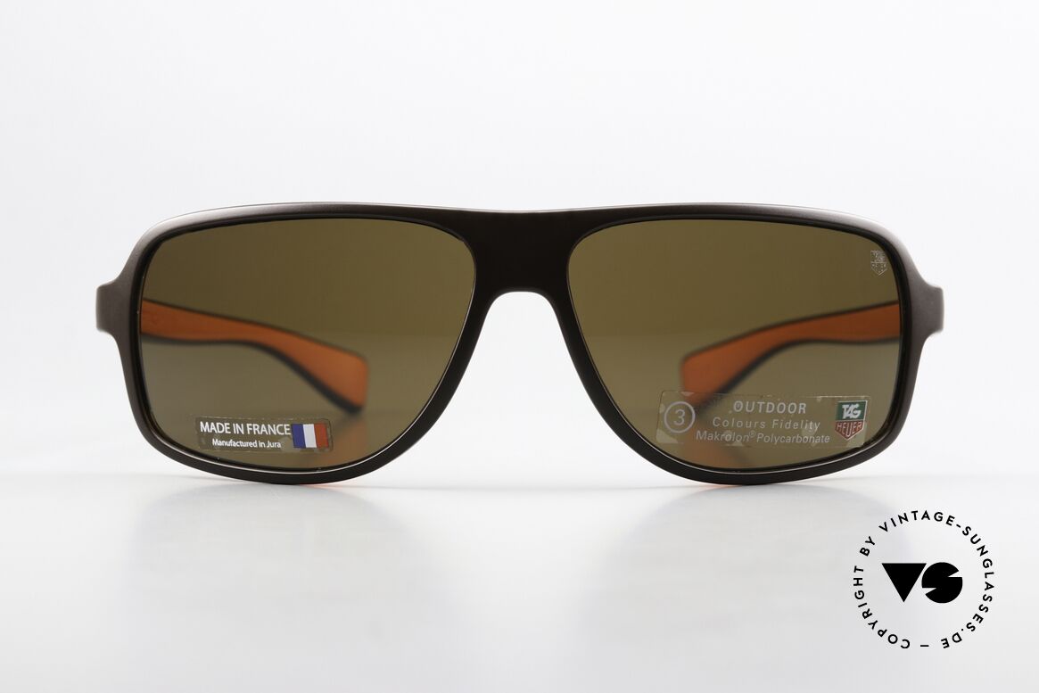 Tag Heuer 9304 Legend Farbentreue Sonnengläser, Tag Heuer Sonnenbrille 9304, c. 205, Gr. 66-13, Passend für Herren