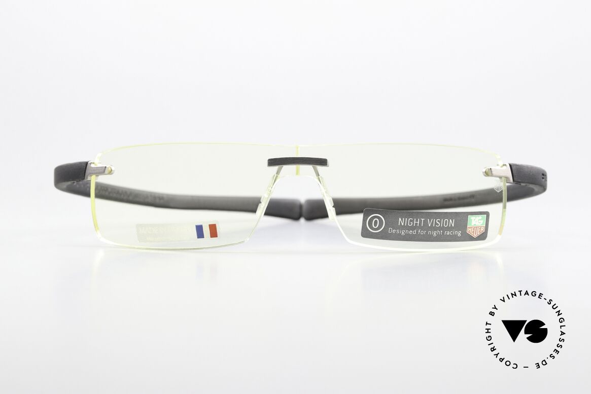 Tag Heuer 3520 Reflex Designed For Night Racing, rare Tag Heuer Brille TH 3520, color 099; Gr. 63-00, Passend für Herren