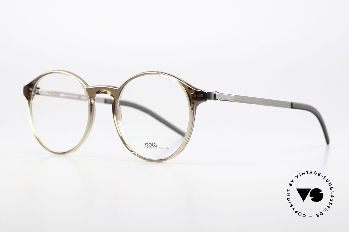 Götti Samsa Zeitlose Pantobrille Unisex, wirklich zeitlos in Farbe und Form, Unisex-Brille, Passend für Herren und Damen