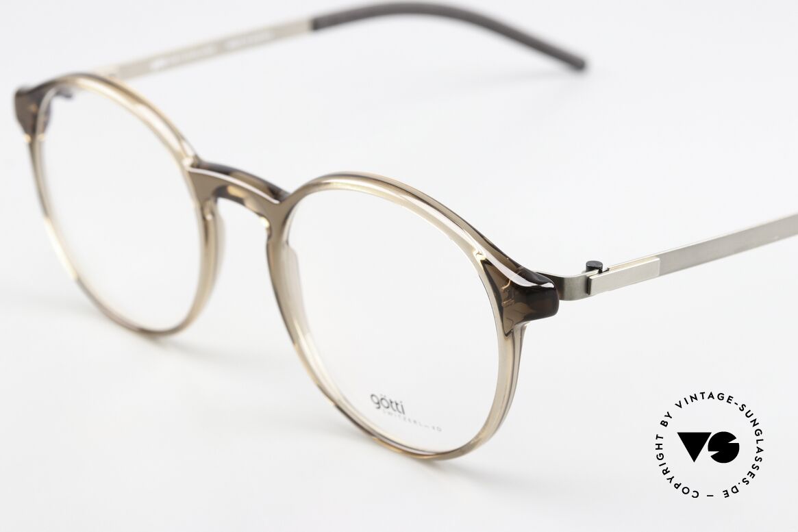 Götti Samsa Zeitlose Pantobrille Unisex, Oprah Winfrey machte Götti-Brillen 2021 berühmt, Passend für Herren und Damen