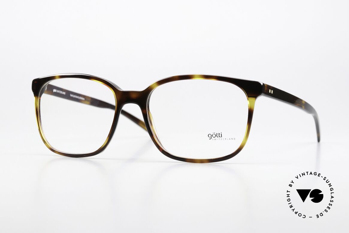 Götti Elyas Azetat Fassung Unisex Style, Götti / Goetti Brille Elyas, color CHD, Größe 57/17, Passend für Herren und Damen