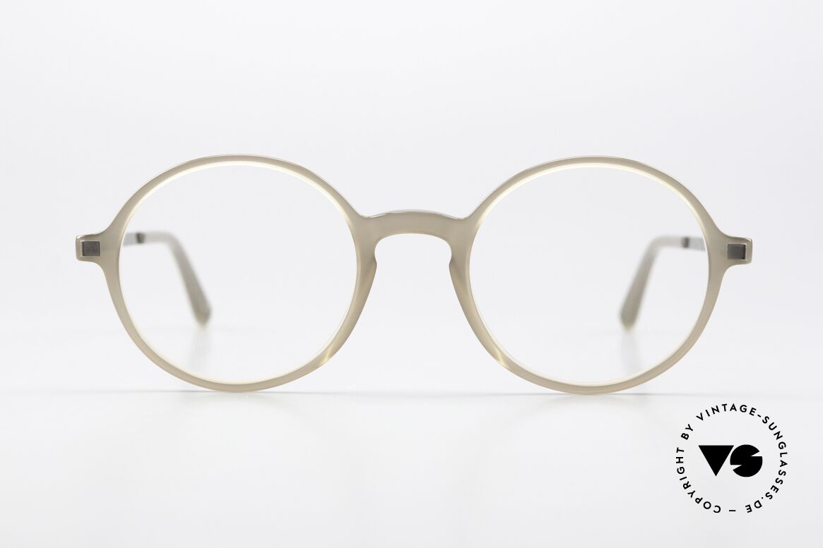 Mykita Tomkin Runde Brille Hellbraun Unisex, Mykita Brille, Unisex Modell Tomkin in Größe 47-21, Passend für Herren und Damen