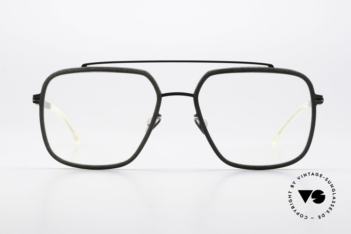 Mykita Mylon Reed Designerbrille Eckig Aviator, Mykita Mylon HYBRID Brillenfassung; REED, Passend für Herren