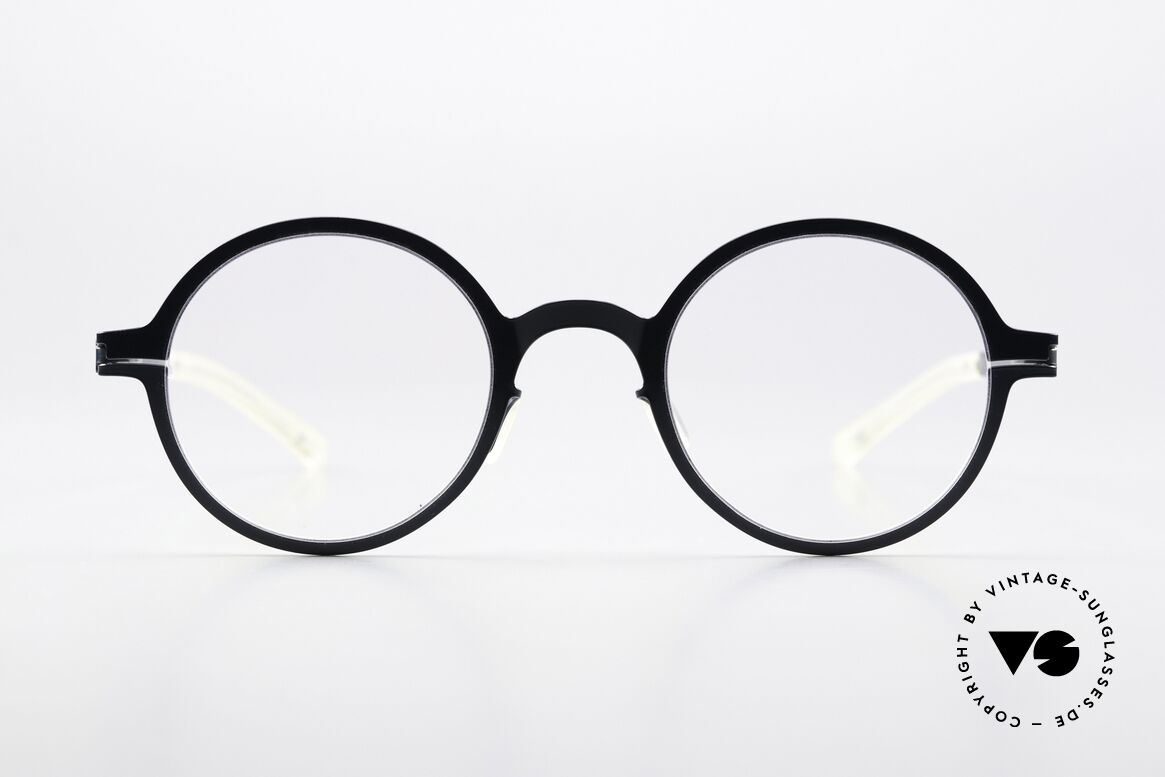 Mykita Thelonius Runde Brille In Dunkelblau, Mykita Brille, Modell Thelonius, Gr. 45-23, col 196, Passend für Herren und Damen