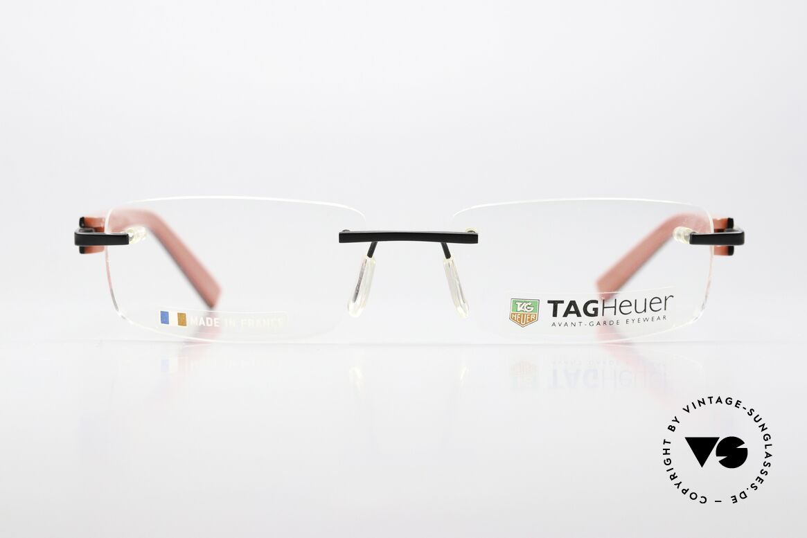 Tag Heuer 8104 Trends Rot Schwarz Racing Fassung, Tag Heuer Brille Mod. 8104, col. 012, Gr. 56-17, Passend für Herren