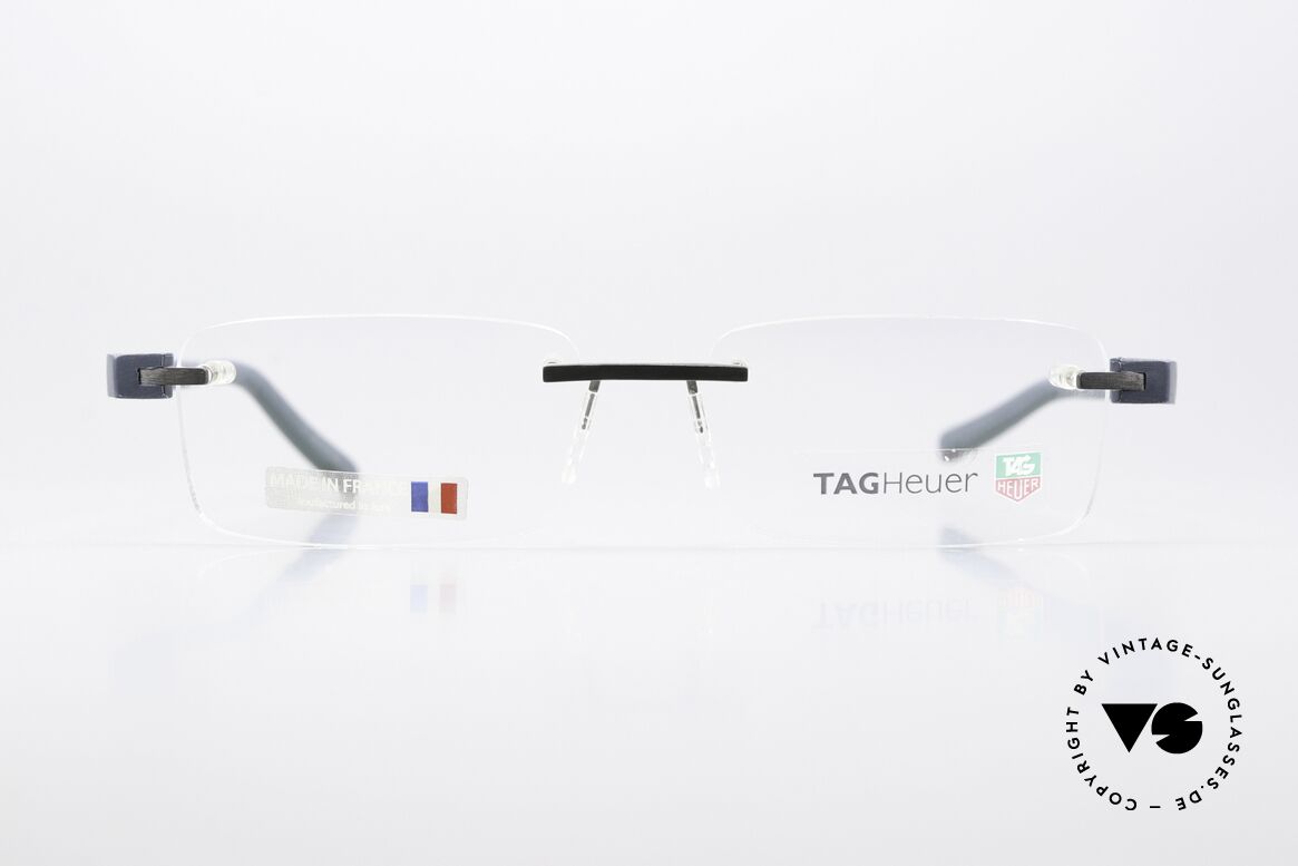 Tag Heuer 3941 Reflex Herren Luxusbrille Von 2004, eine extrem sportliche Randlosbrille für Herren, Passend für Herren
