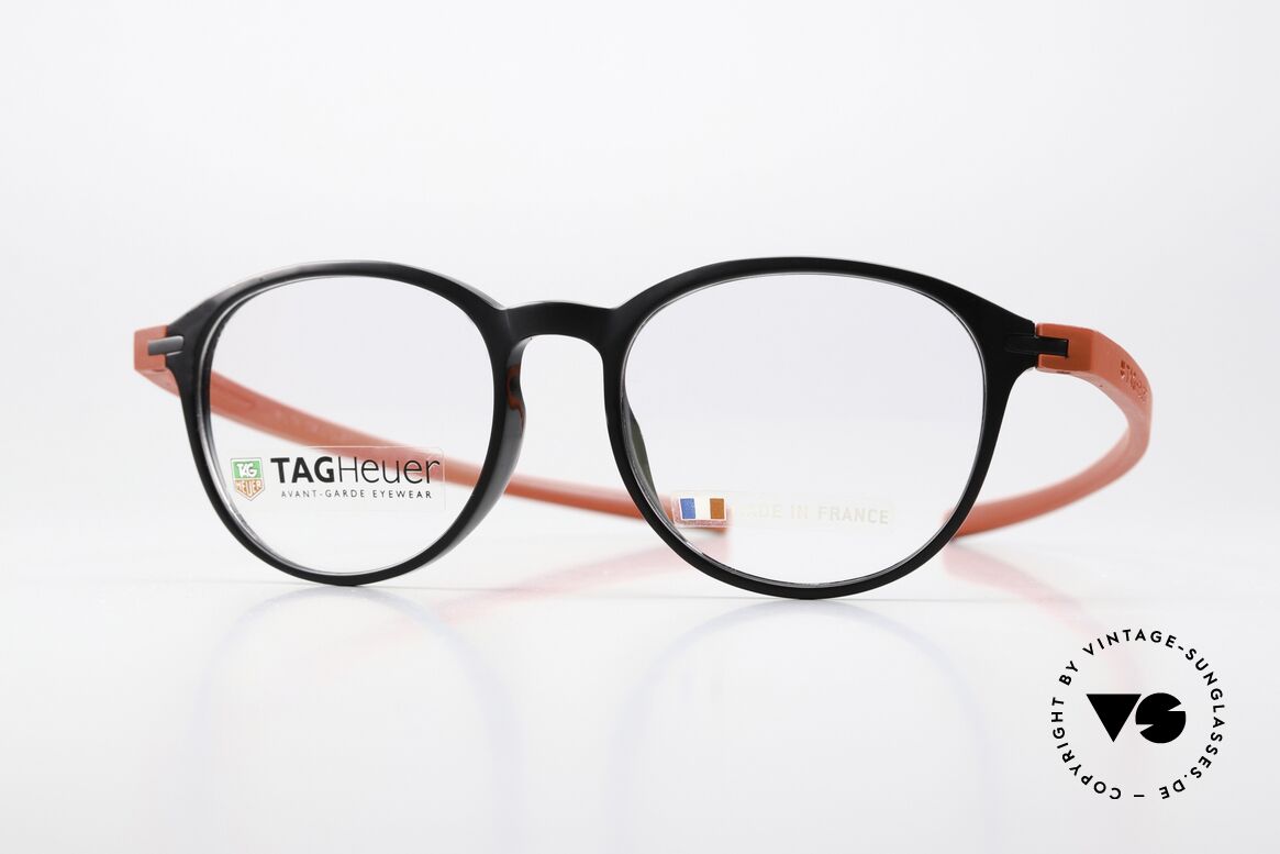 Tag Heuer 3953 Reflex Leichte Front Elastomer Bügel, Tag Heuer Brille TH 3953, color 004, Gr. 50-17, Passend für Herren