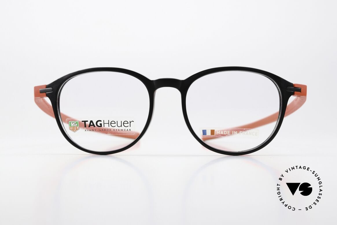 Tag Heuer 3953 Reflex Leichte Front Elastomer Bügel, eine extrem sportliche Panto-Brille für Herren, Passend für Herren