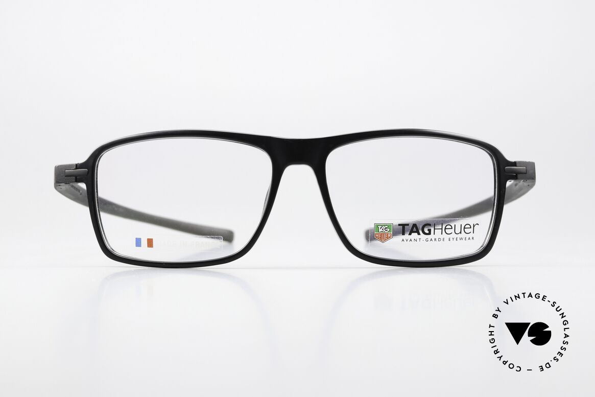 Tag Heuer 3952 Reflex Leichte Front Gummi Bügel, sehr sportliche Herrenbrille; leichte Brillenfront, Passend für Herren