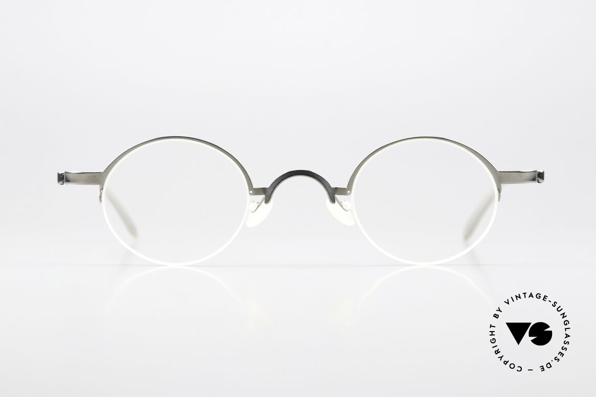 Lindberg 7005 Strip Titanium Runde Titanium Brille Unisex, vielfach ausgezeichnet hinsichtlich Qualität und Design, Passend für Herren und Damen