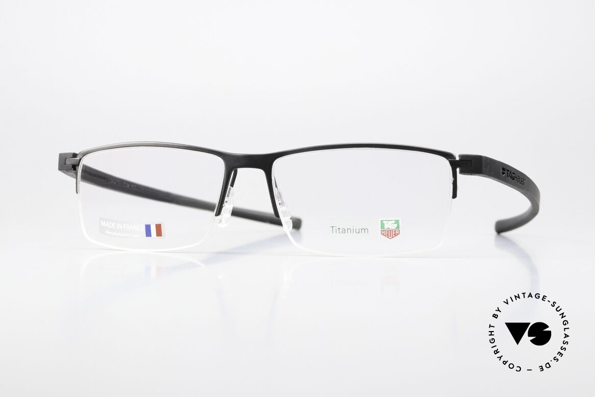 Tag Heuer 3921 Reflex Sportliche Elastomer Bügel, Tag Heuer Brille TH 3921, color 001, Gr. 56-16, Passend für Herren